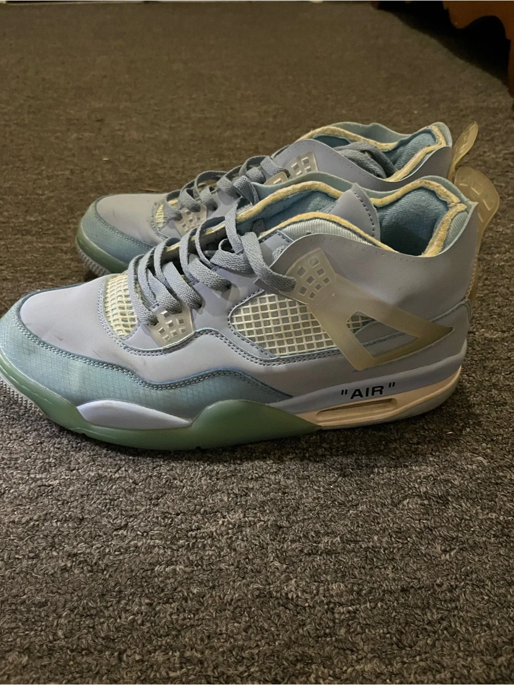 Air Jordan Light Blue Athletic Sneakers - Air Style